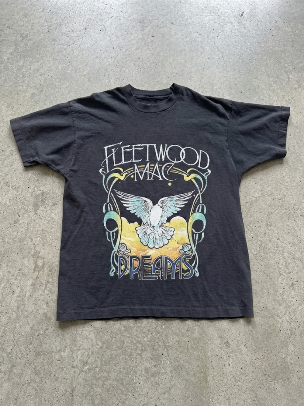 Fleetwood Mac Dreams Black Graphic T-Shirt